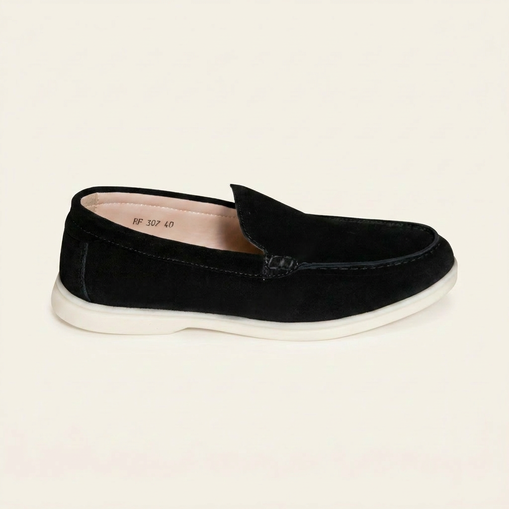 Mocassin Cuir Noir