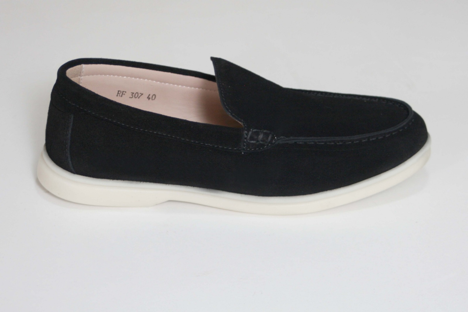 Mocassin Cuir Noir